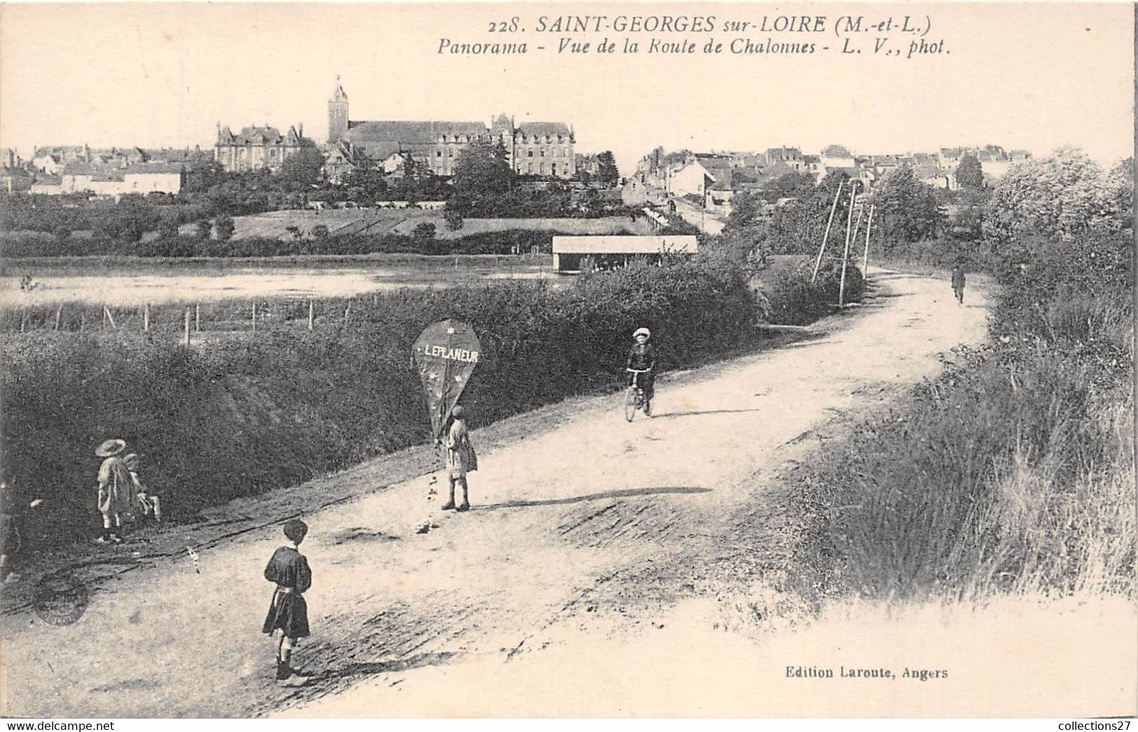 49-SAINT-GEORGES-SUR-LOIRE- PANORAMA VUE DE LA ROUTE DE CHALONNES - Saint Georges Sur Loire