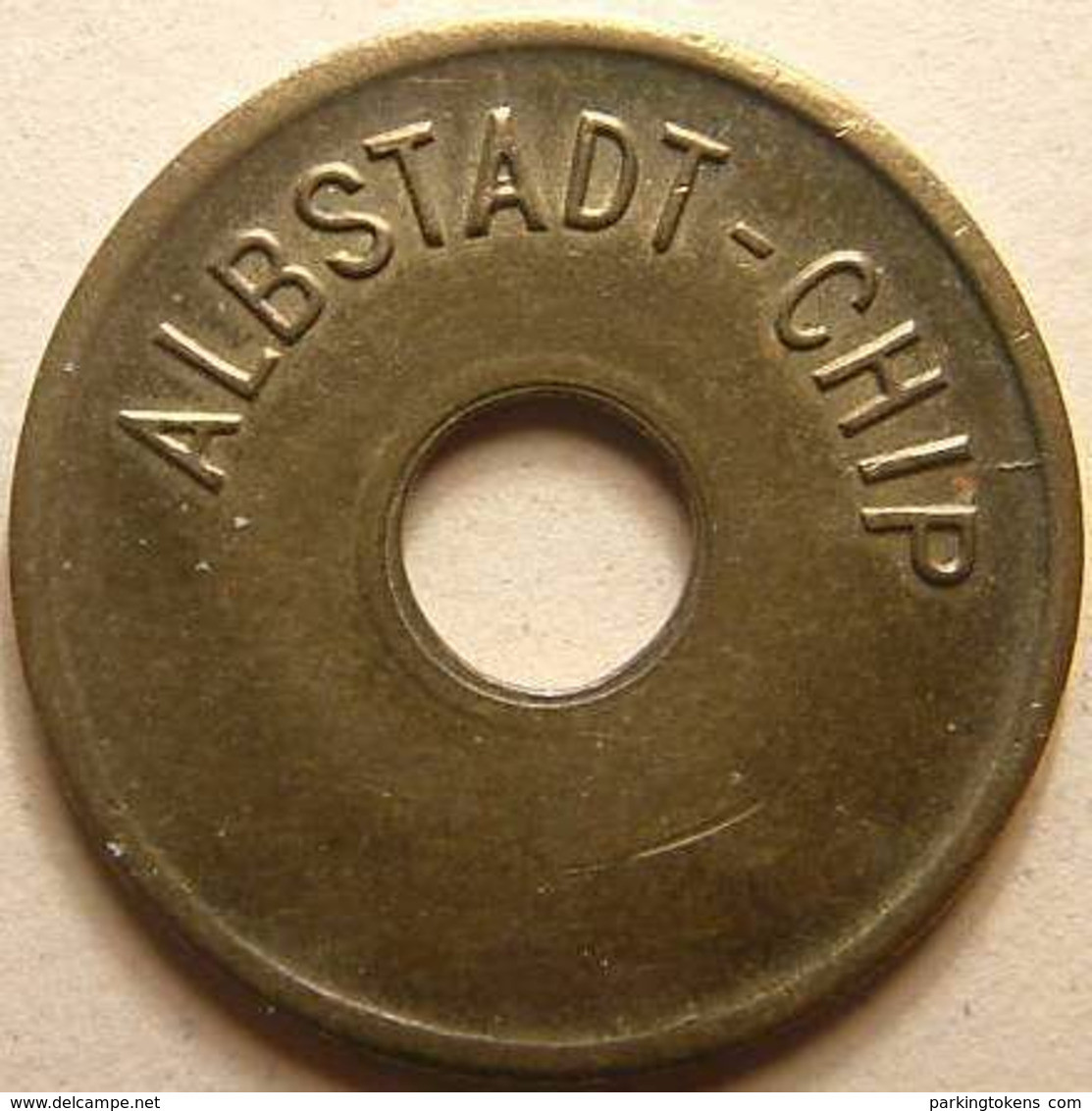 Germ 3015 A - Albstadt Omnibusse Und Parkhäuser - 24mm B - Parking Token Parkmünze Parkeerpenning And Transportation - Professionals/Firms