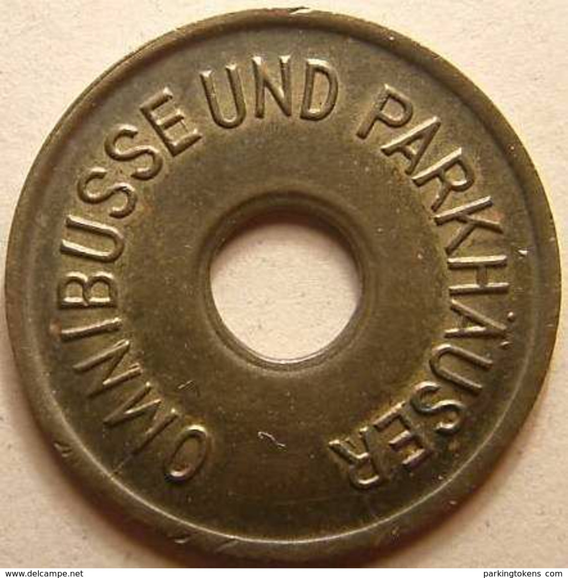 Germ 3015 A - Albstadt Omnibusse Und Parkhäuser - 24mm B - Parking Token Parkmünze Parkeerpenning And Transportation - Professionals/Firms