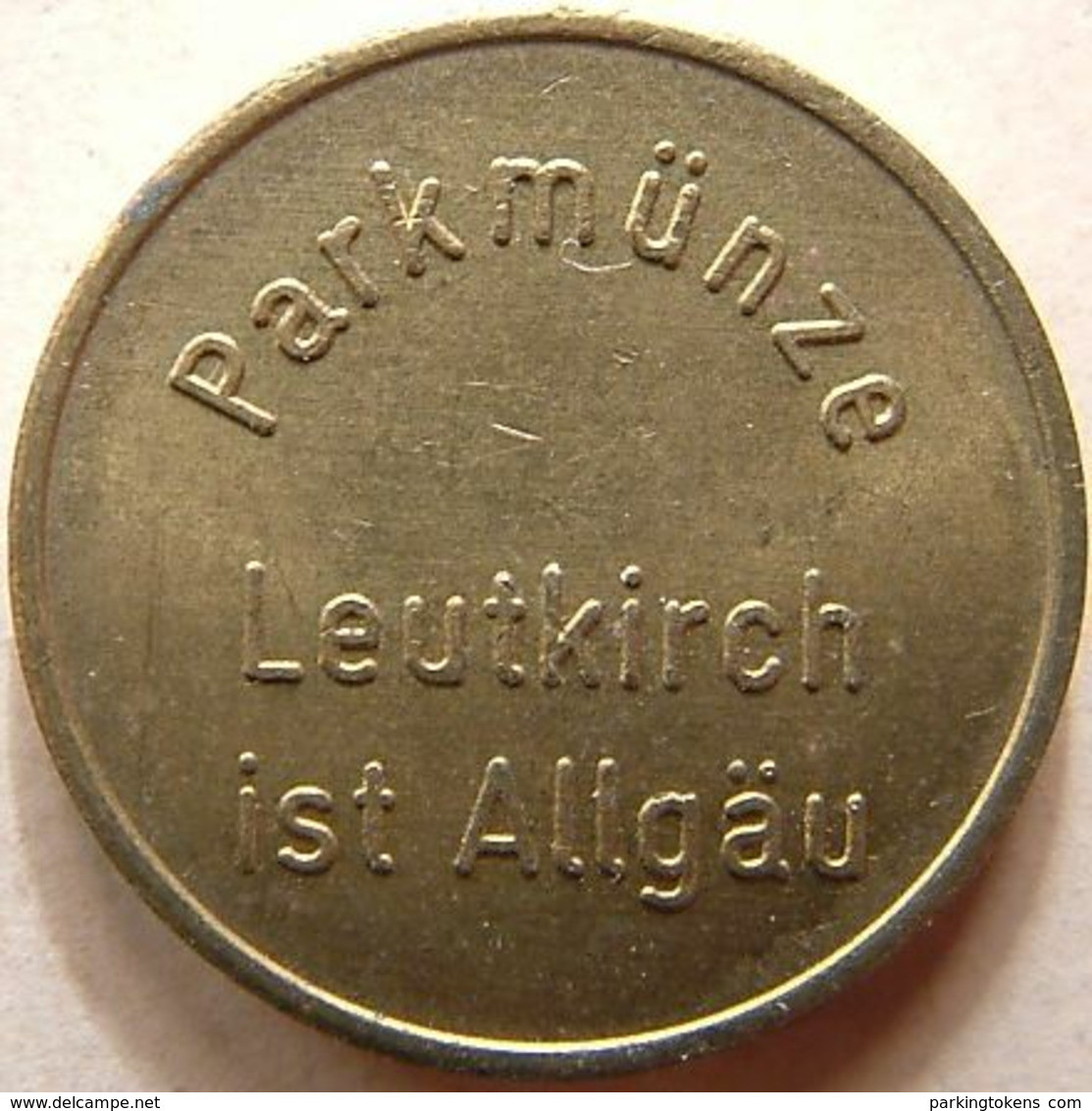 Germ 3471 A - Leutkirch - 21mm B - Parking Token - Parkmünze - Parkeerpenning - Firma's