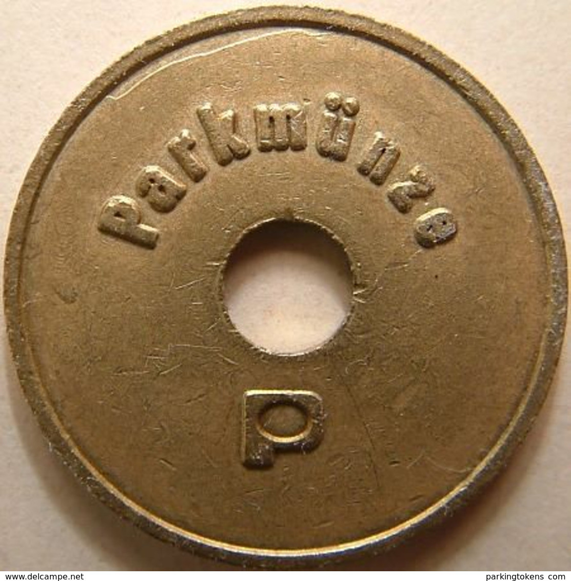 Germ 3720 B - Parkhaus Gmbh Offenbach - 28mm B - Parking Token - Parkmünze - Parkeerpenning - Professionals/Firms