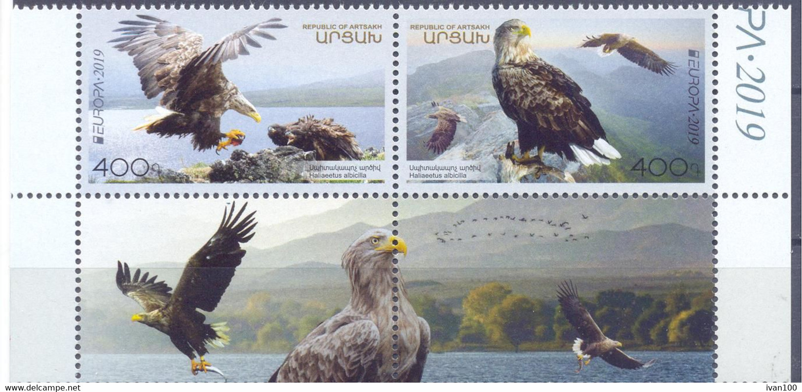 2019. Mountainous Karabakh, Europa, 2v With Labels, Mint/** - Armenia