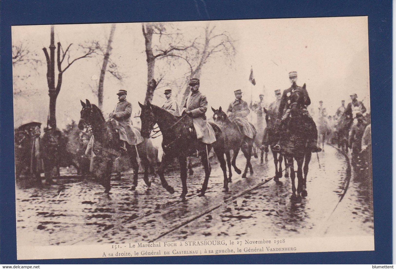 CPA [67] Bas Rhin > Strasbourg Alsace Guerre War WWI Libération Non Circulé édition Bergeret FOCH Castelnau - Strasbourg