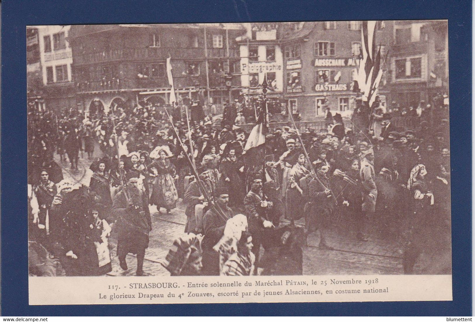 CPA [67] Bas Rhin > Strasbourg Alsace Guerre War WWI Libération Non Circulé édition Bergeret Pétain - Strasbourg