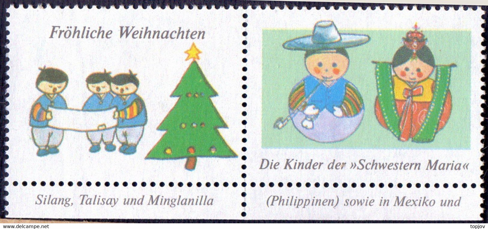 WEIHNACHTEN - DIE KINDER Der "SCHWESTERN MARIA" - PHILIPPINEN  MEXIKO - **MNH - Bambole