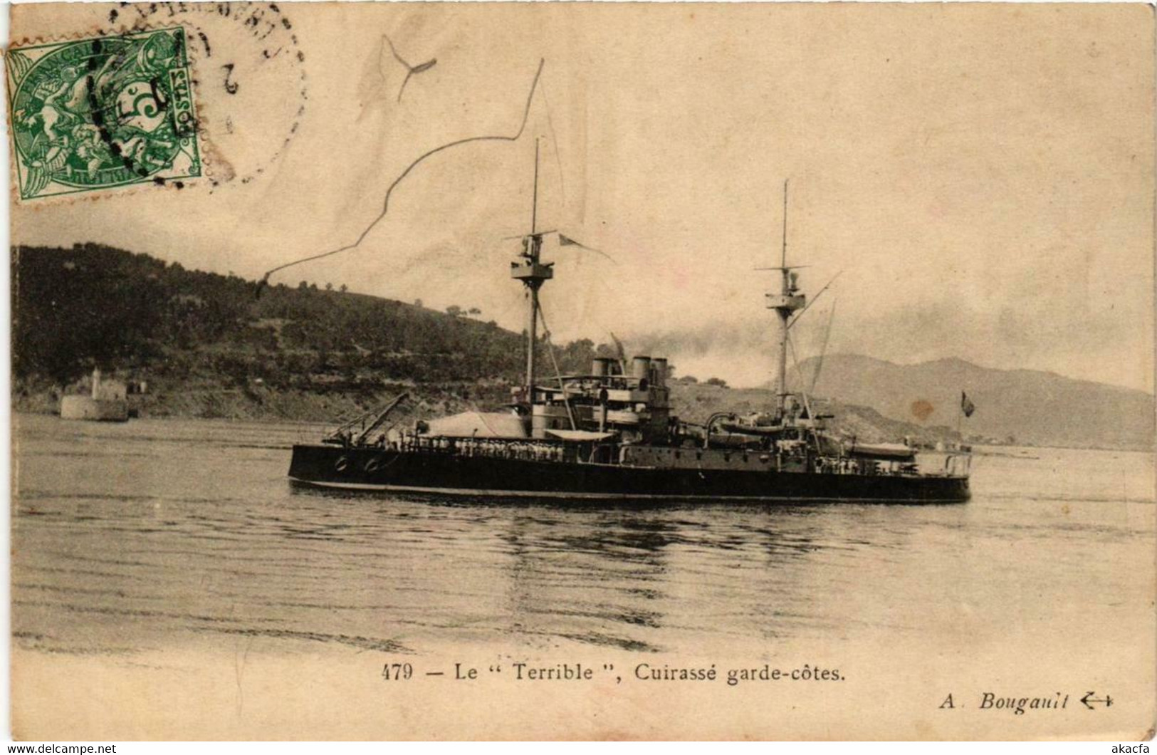 CPA AK Le Terrible Curiasse Garde-cotes SHIPS (782550) - Guerre