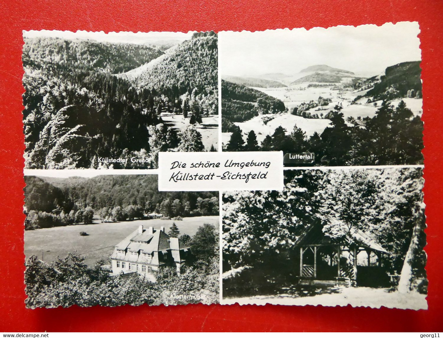 Küllstedt - Die Schöne Umgebung - Klostermühle Luttergrund - Echt Foto - DDR 1962 - Eichsfeld - Thüringen - Heiligenstadt