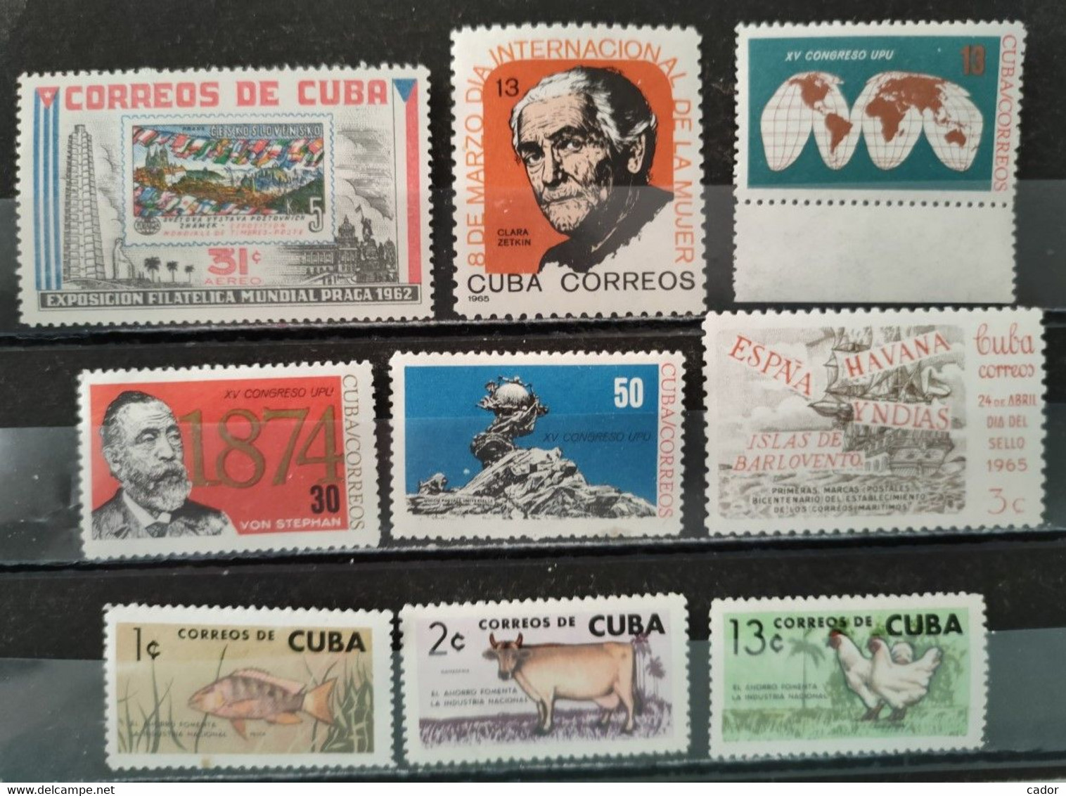 CUBA - 1962/1964 Lot 9 Valeurs ** / * (voir Détail Et Scan) - Neufs