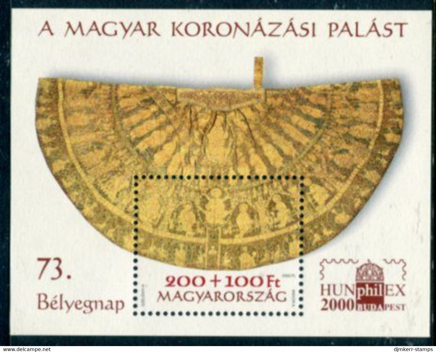 HUNGARY 2000 Stamp Day / HUNPHILEX Block MNH / **.  Michel Block 257 - Nuovi