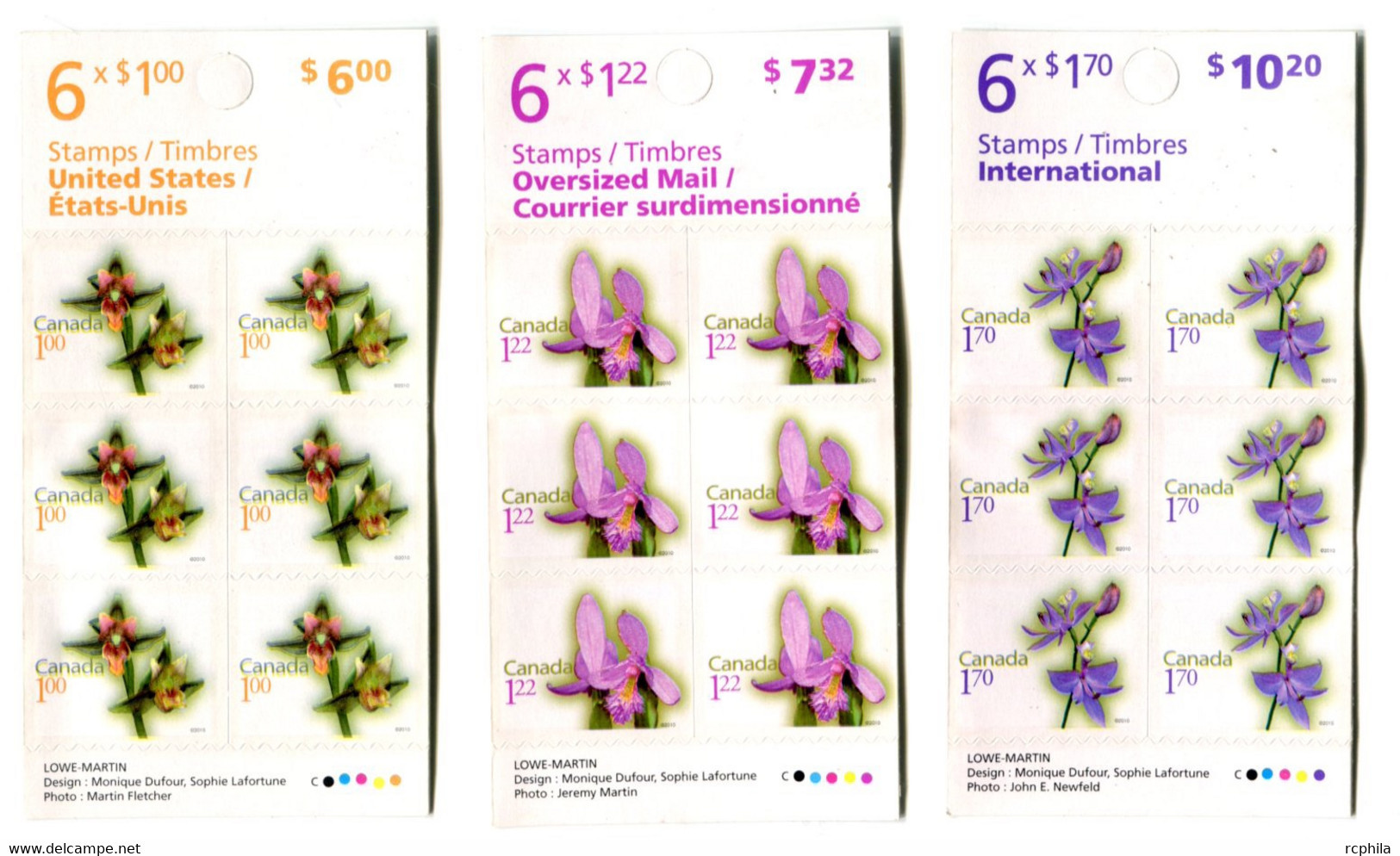 RC 20166 CANADA BK 419 420 421 FLEURS FLOWERS COMPLET BOOKLET MNH NEUF ** - Full Booklets