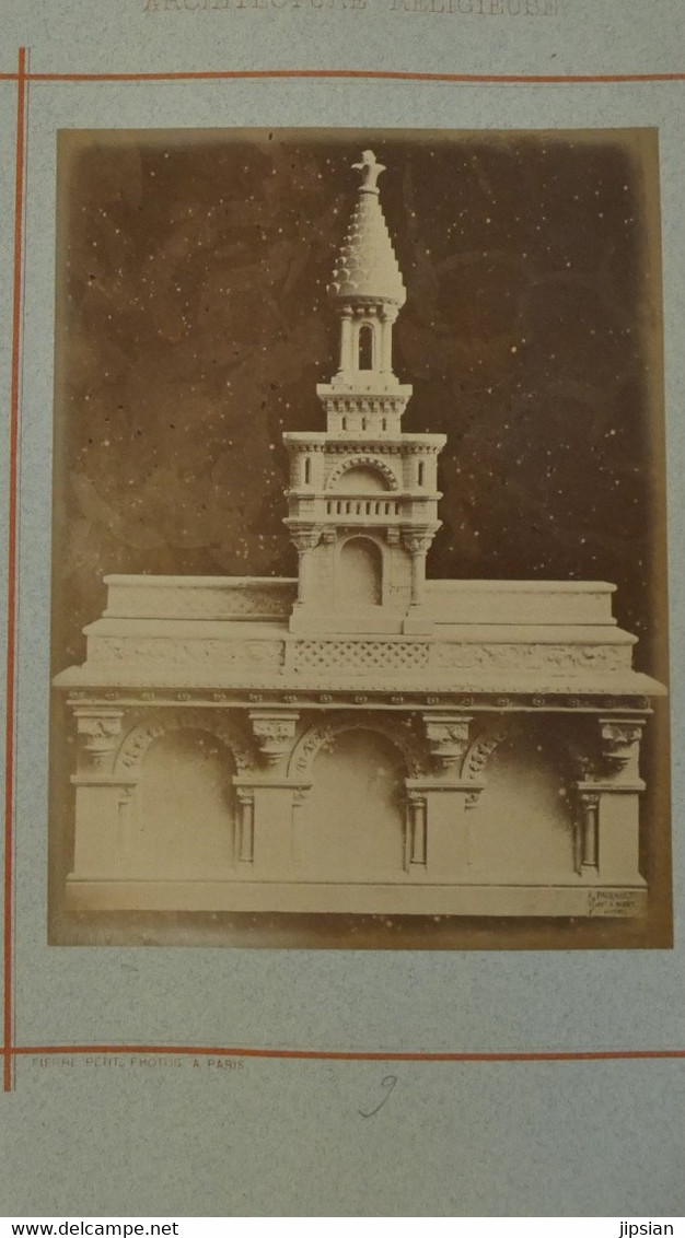 par Pierre Petit (1831- 1905) 29 photos albuminées 18 x 13 cm Architecture Religieuse éditée par Pairault Thézard --- GF