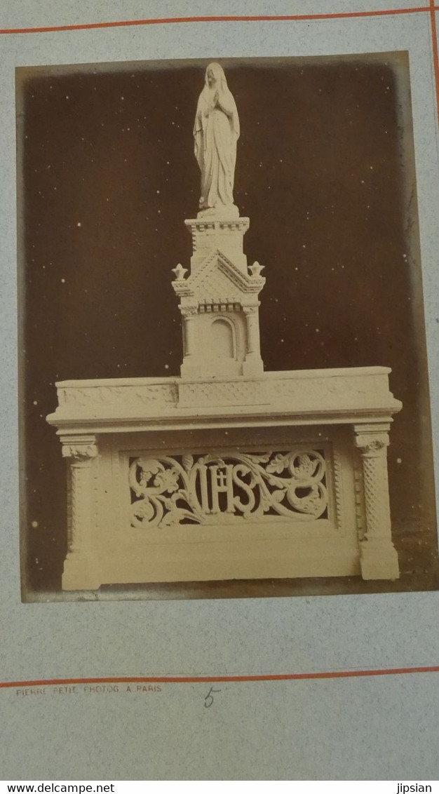 par Pierre Petit (1831- 1905) 29 photos albuminées 18 x 13 cm Architecture Religieuse éditée par Pairault Thézard --- GF