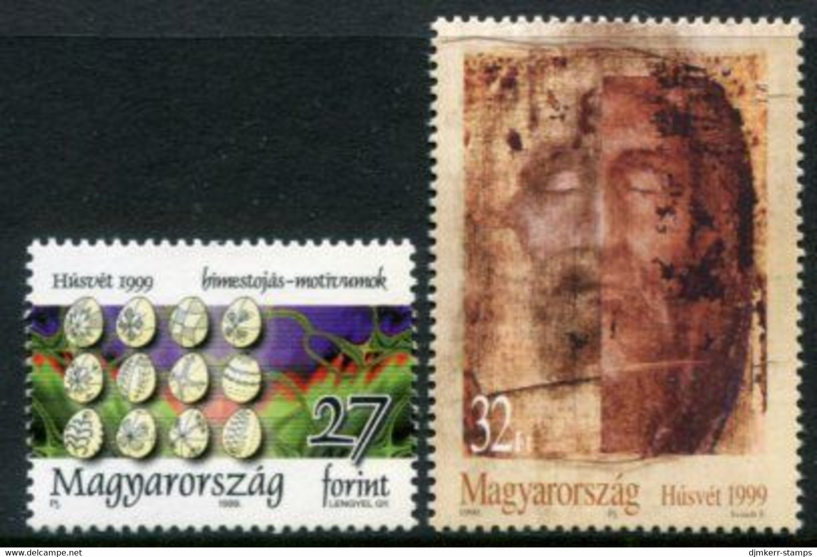 HUNGARY 1999 Easter MNH / **..  Michel 4526-27 - Unused Stamps