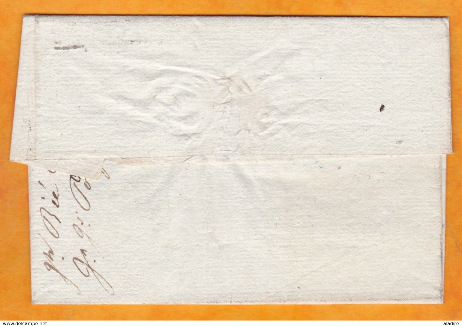 1798 - Marque Postale 39 MONT D.MARSAN 36 X 3 Mm Sur Enveloppe Pliée De Mont De Marsan Vers Mugron, Landes - 1701-1800: Precursori XVIII