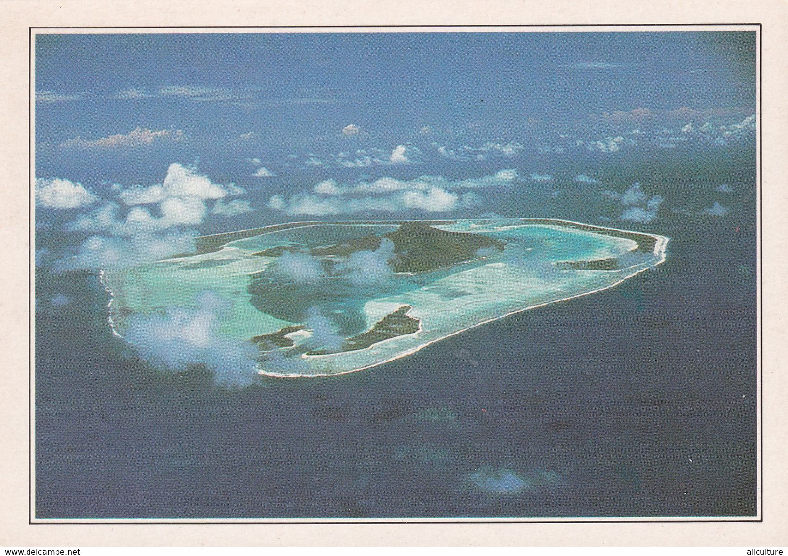 A4569- L'ile Vue D'avion, Island View By The Airplane, Maupiti French Polynesia, Oceania - Polynésie Française