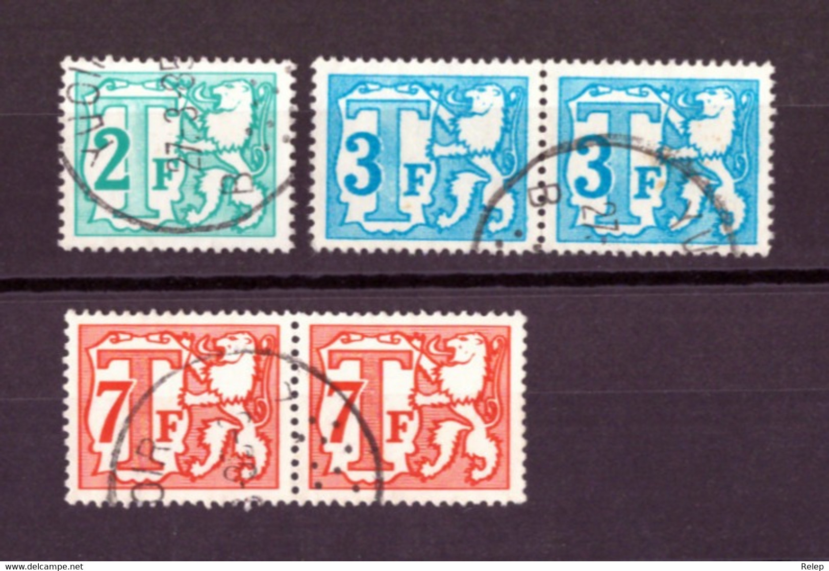 Belgique  1966 - Timbres-taxe Lion Héraldique - TB - - Marken