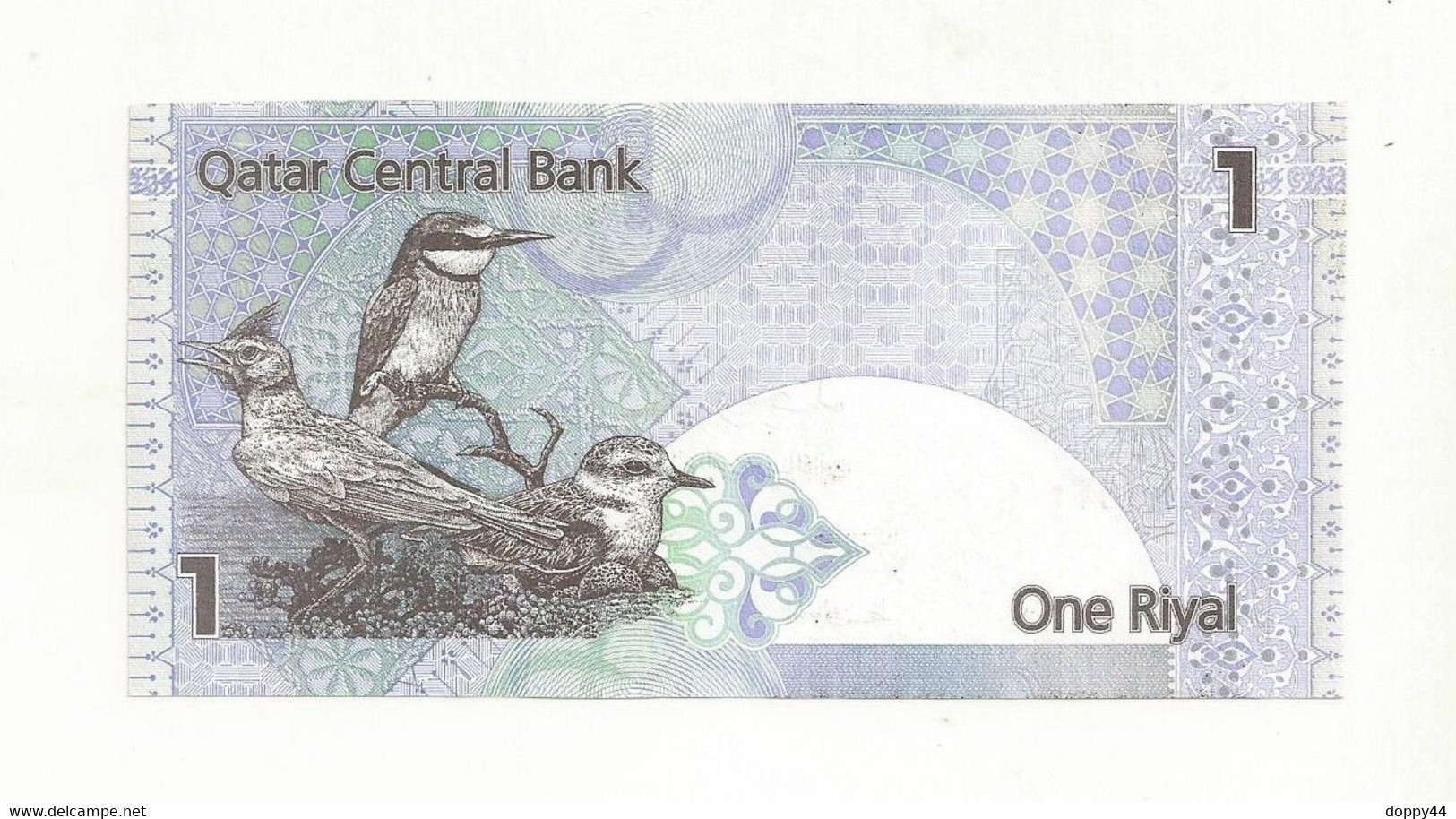 BILLET NEUF QUATAR  1 RIYAL  THEME OISEAUX. - Qatar