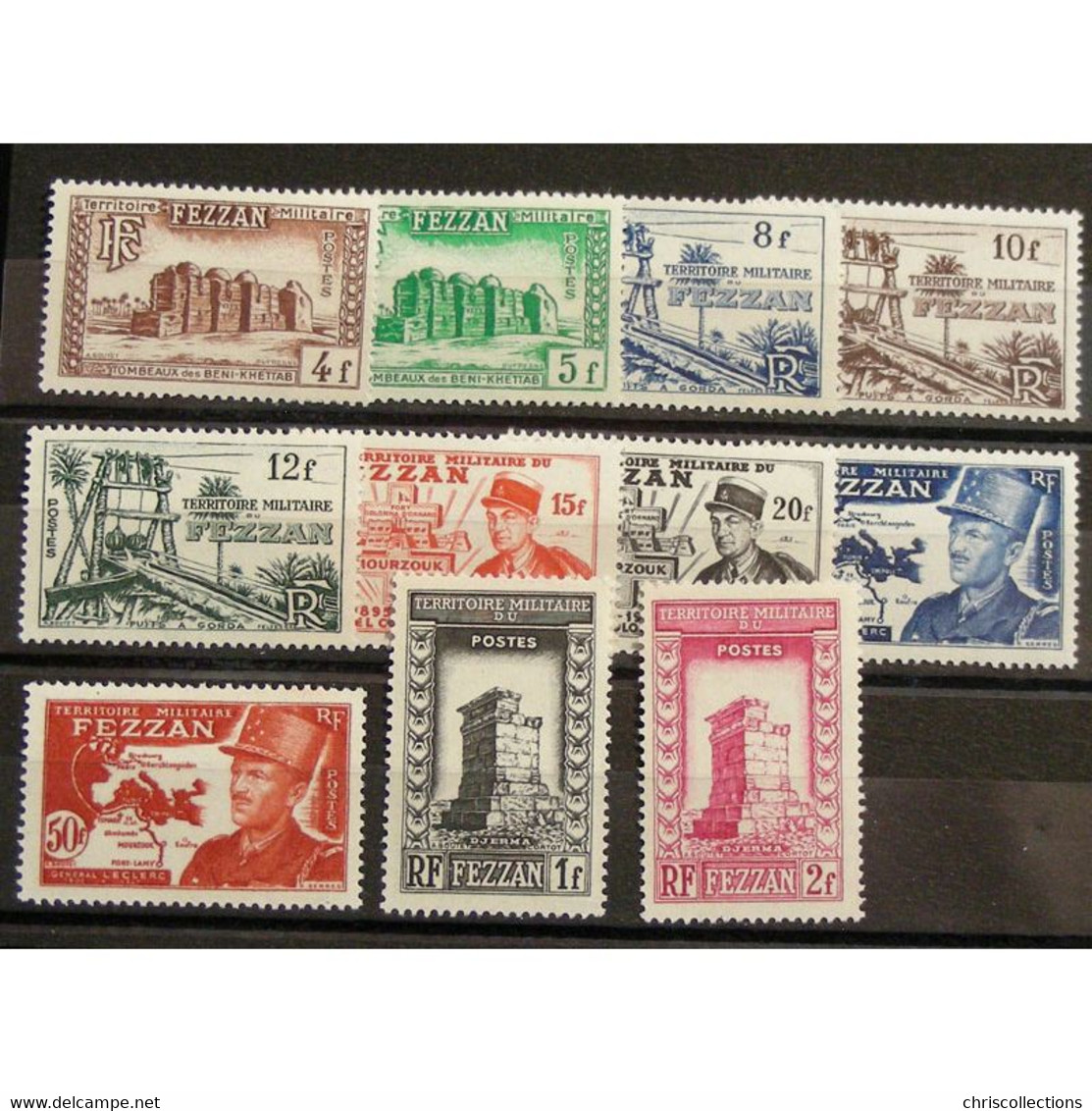 Fezzan, N°43-53, N** Cote 55€ - Unused Stamps