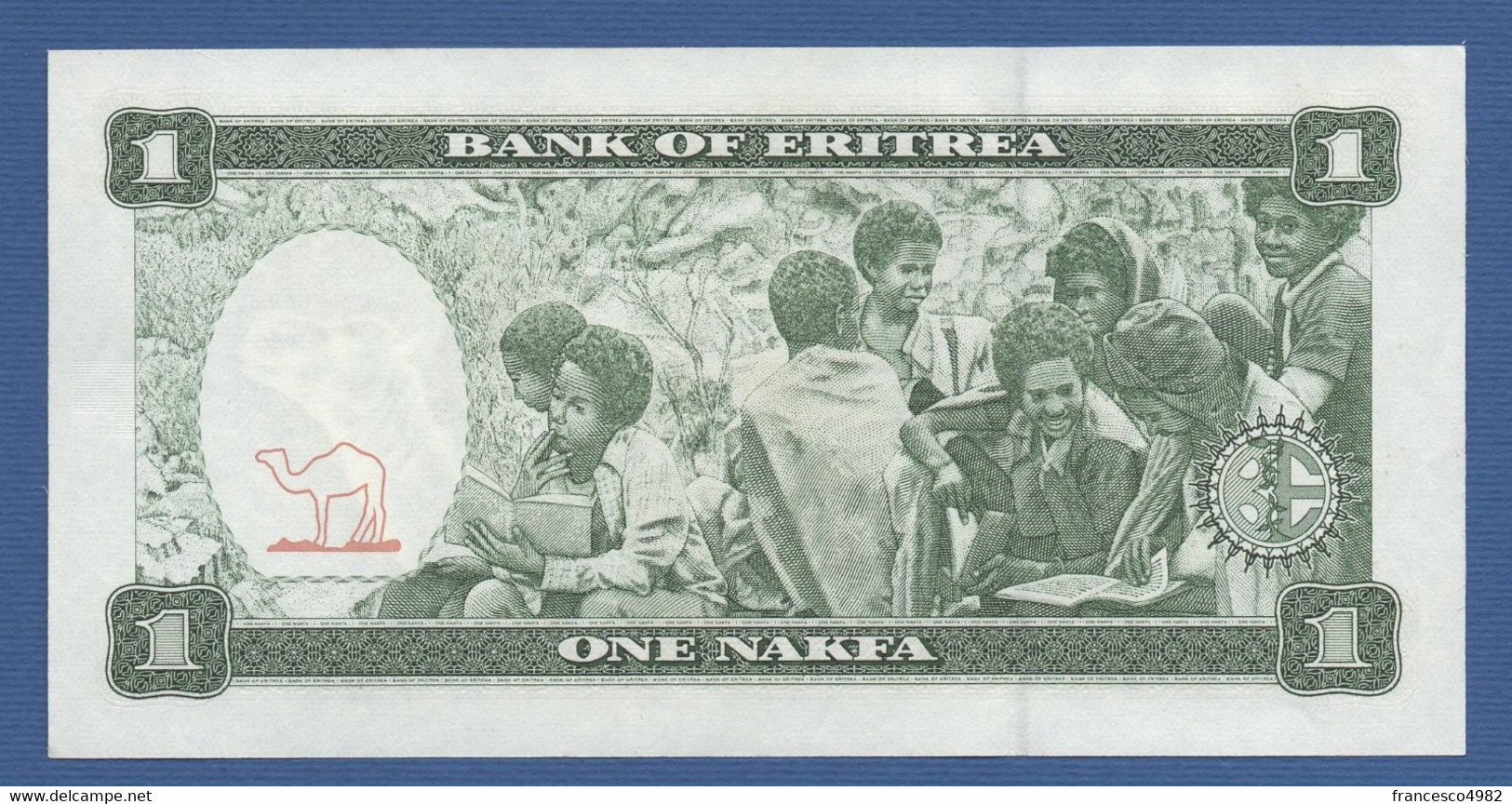 ERITREA - P.1a – 1 Nakfa 1997 - UNC Prefix AG - Eritrea