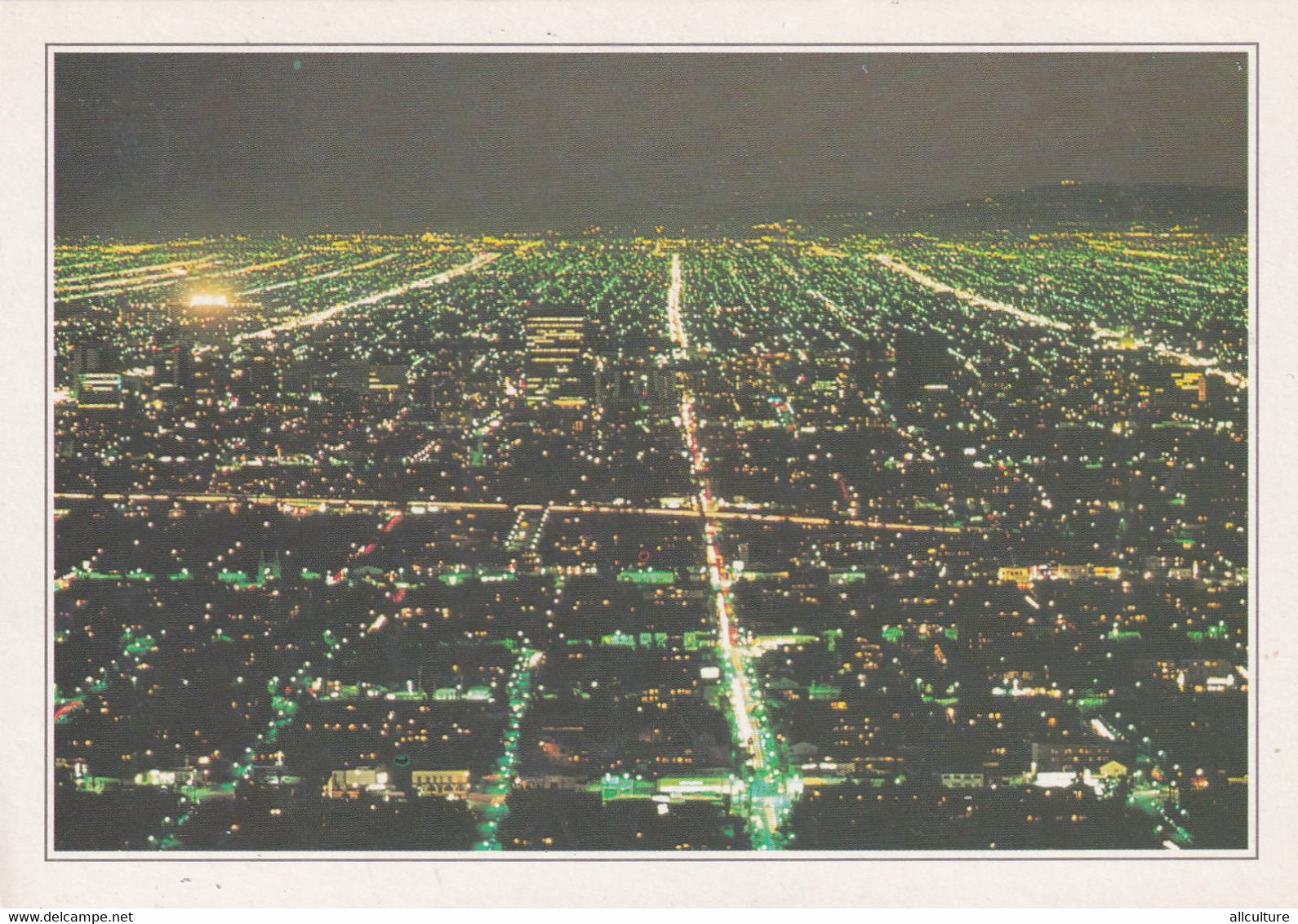 A4621- Vue Aerienne De Los Angeles La Nuit, Aerial View By Night Los Angeles California United States Of America - Los Angeles