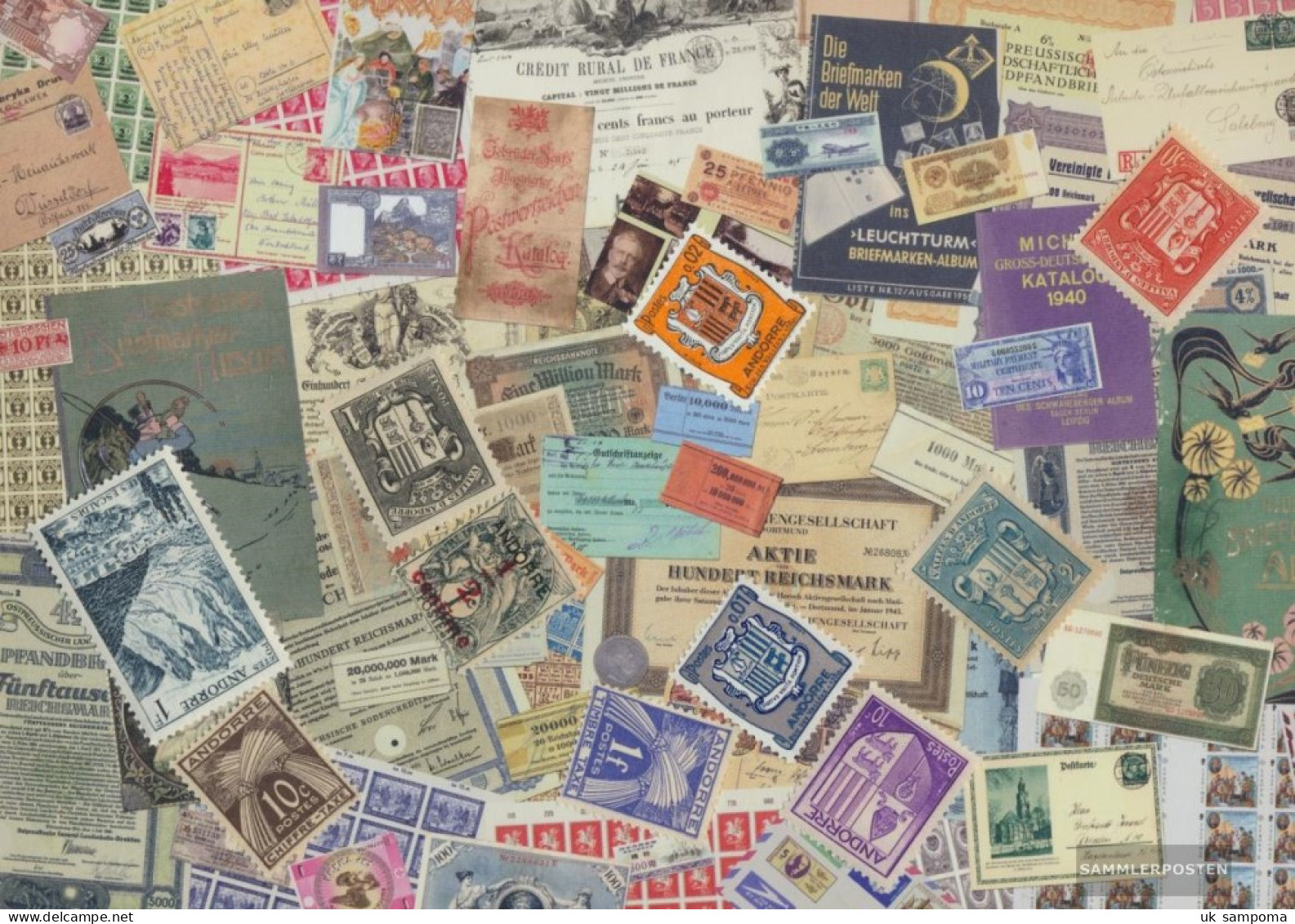 Andorra - French Post 10 Different Stamps  Andorra French - Collections