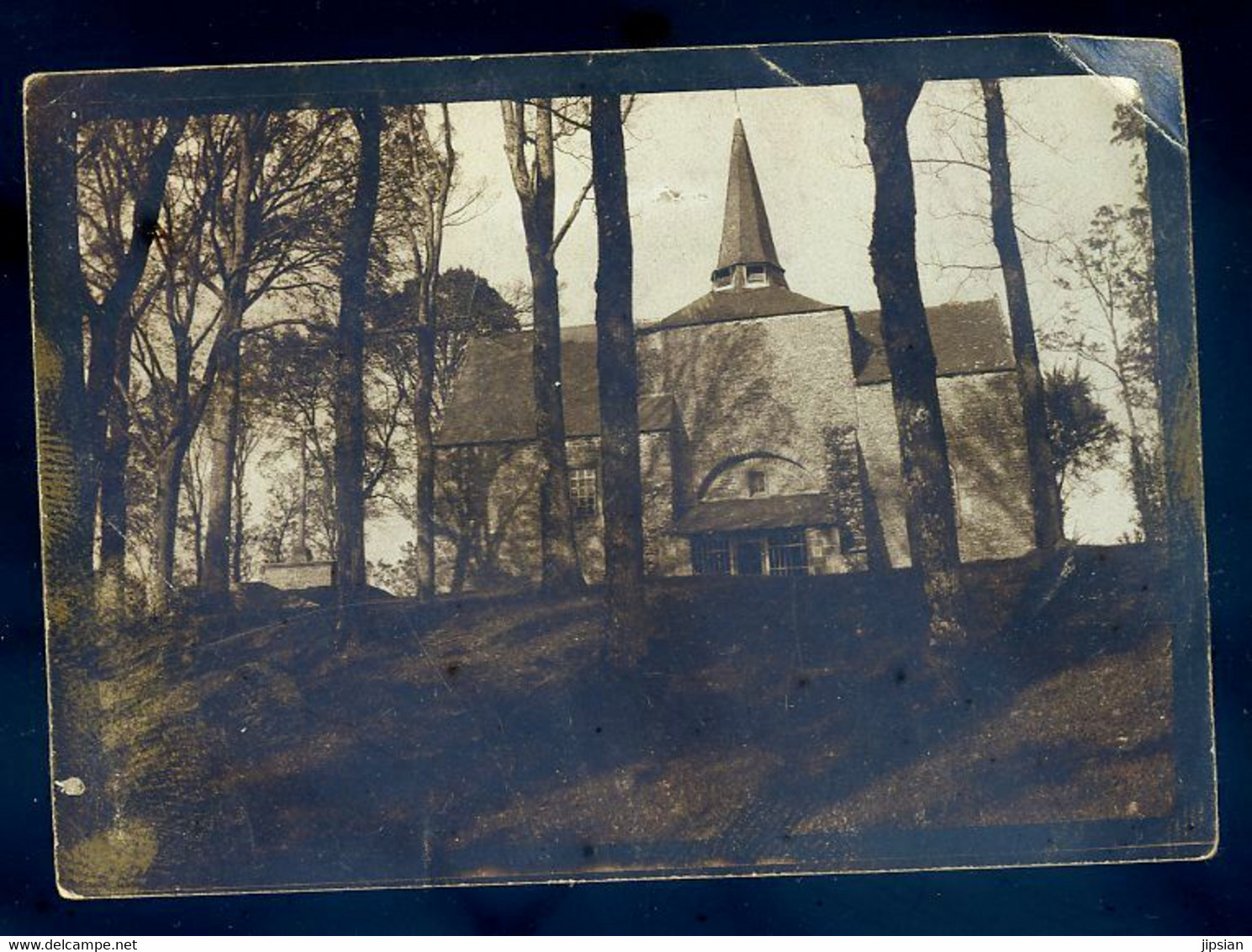 Photo Originale Circa 1920 La Chapelle De Saint Leonard Près De Guingamp     AVR21-15 - Autres & Non Classés