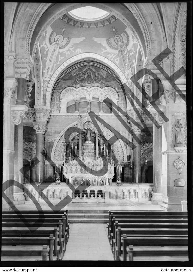 17 photographies négatif verre LALOUVESC Ardèche Basilique maison St Régis source scène diorama la vie du Saint chambre