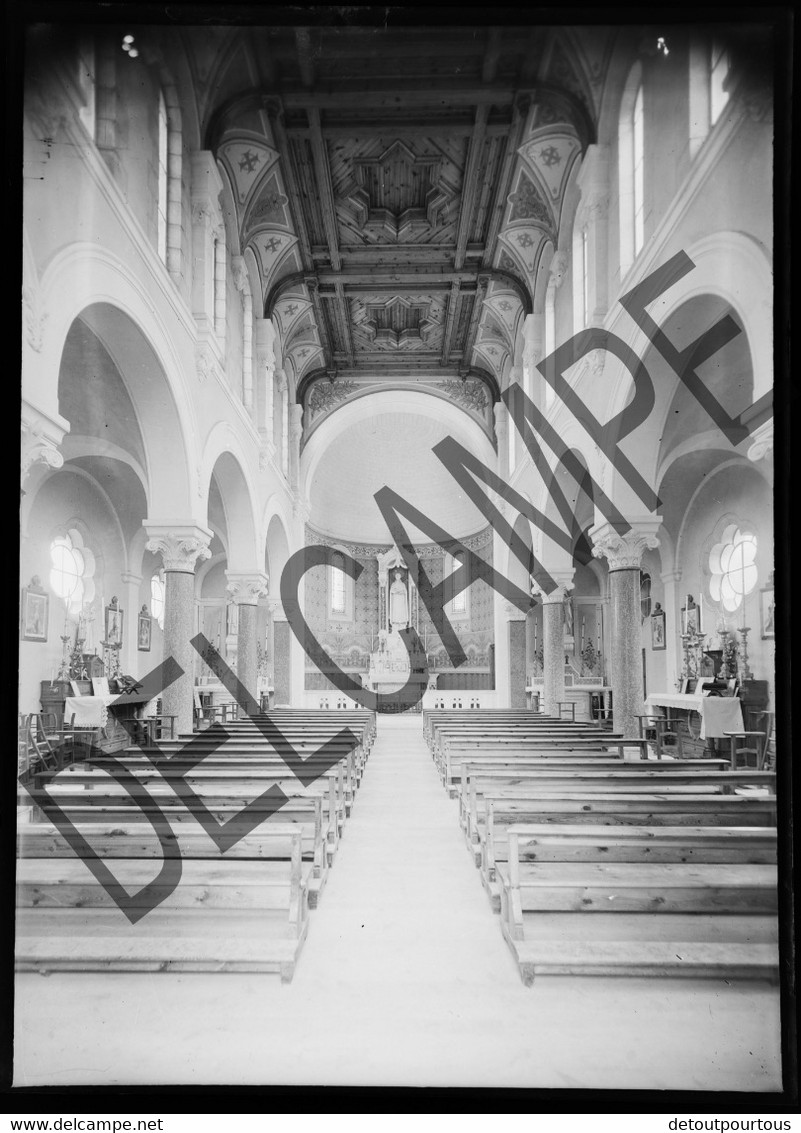 17 photographies négatif verre LALOUVESC Ardèche Basilique maison St Régis source scène diorama la vie du Saint chambre