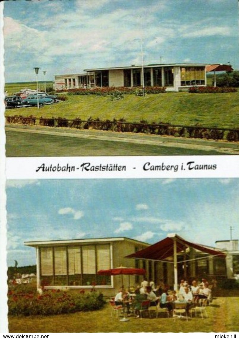 CAMBERG I.TAUNUS-AUTOBAHN-RASTSTÄTTEN-GUSTAV UND BARBARA ZORN - Bad Camberg