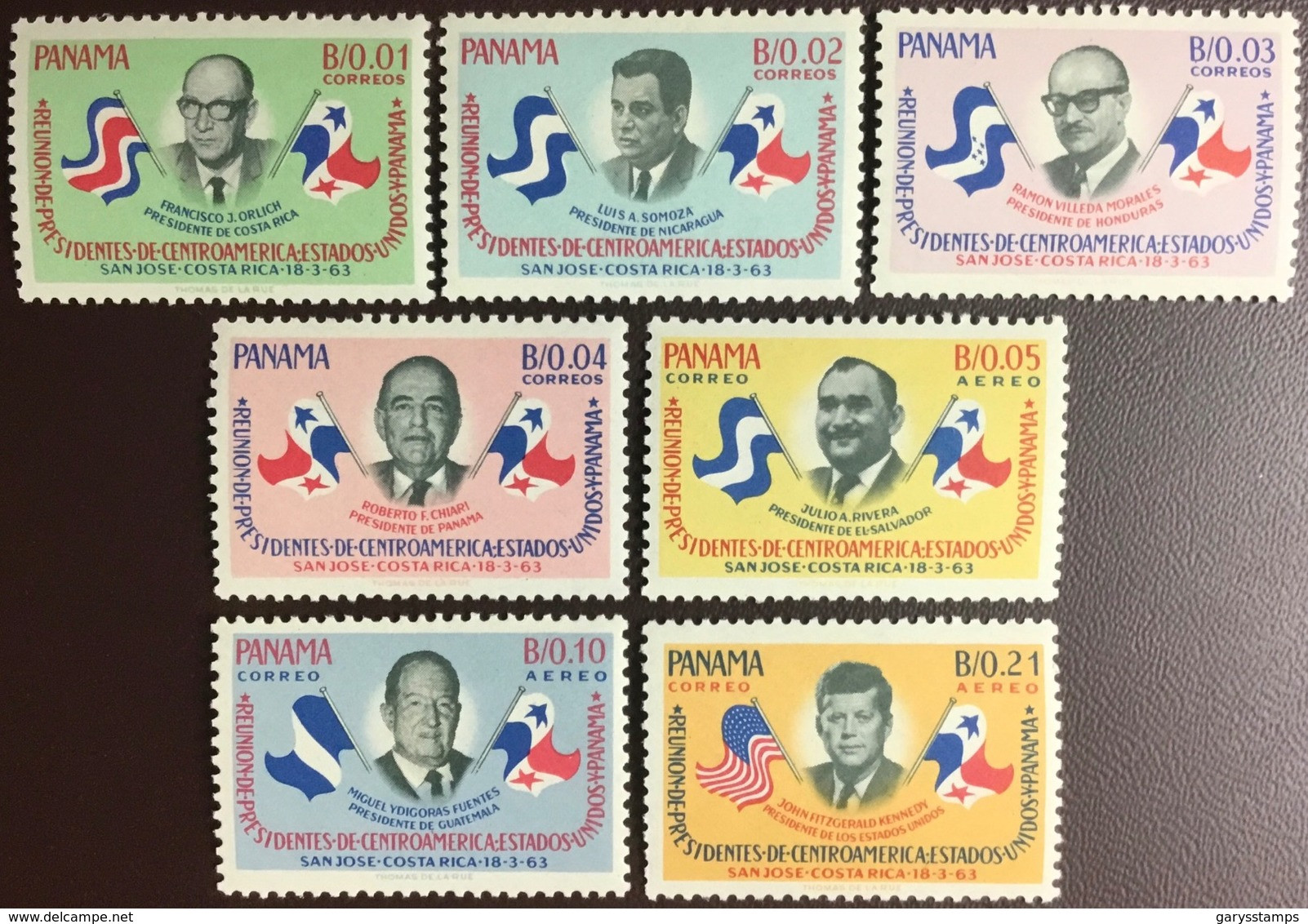 Panama 1963 Presidential Reunion MNH - Panamá