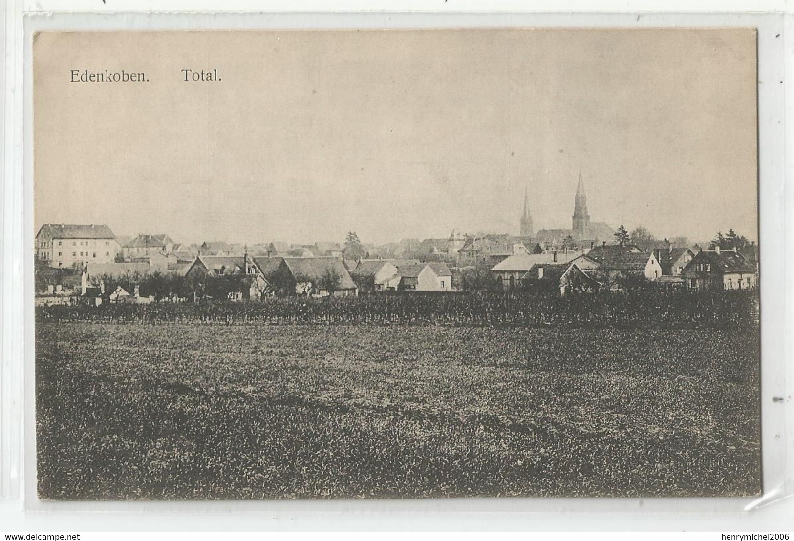 Allemagne Germany Edenkoben Total 1918  Voir Texte Au Dos Sur L'occupation Des Maisons ...lit En Paille Ou ... - Edenkoben