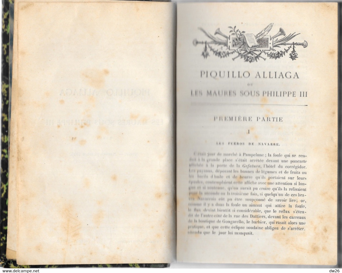 Eugène Scribe, Oeuvres Complètes - Piquillo Alliaga Ou Les Maures Sous Philippe III - E. Dentu Librairie 1874 - 1801-1900