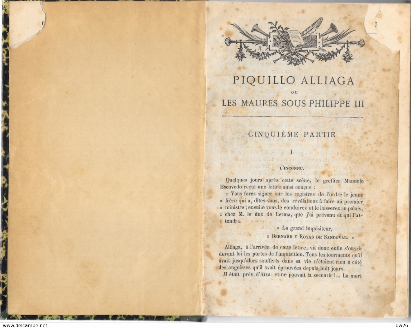 Eugène Scribe, Oeuvres Complètes - Piquillo Alliaga Ou Les Maures Sous Philippe III - E. Dentu Librairie 1874 - 1801-1900