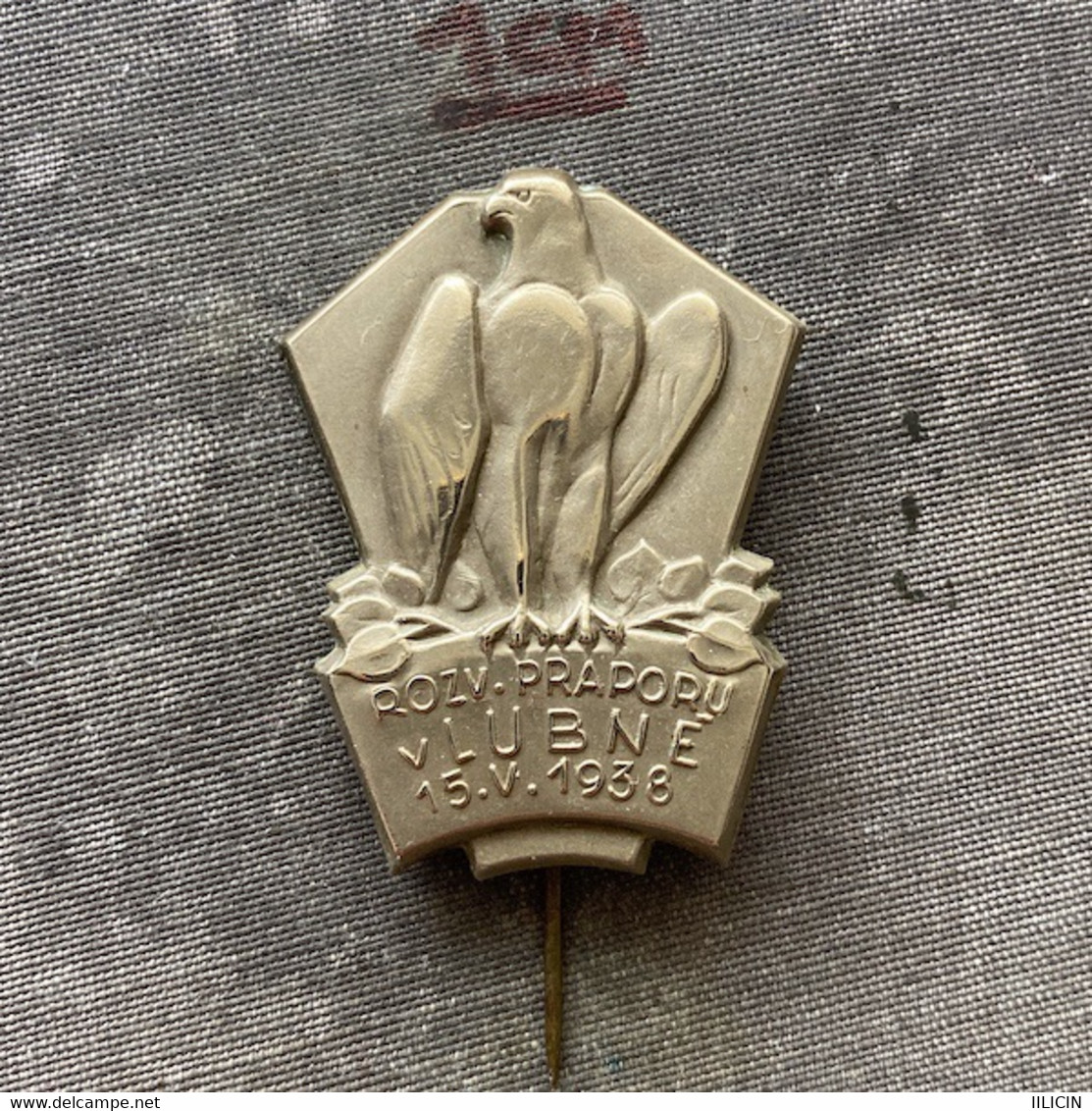 Badge Pin ZN010346 - Gymnastics Sokol Czechoslovakia Lubne 1938 - Gymnastique