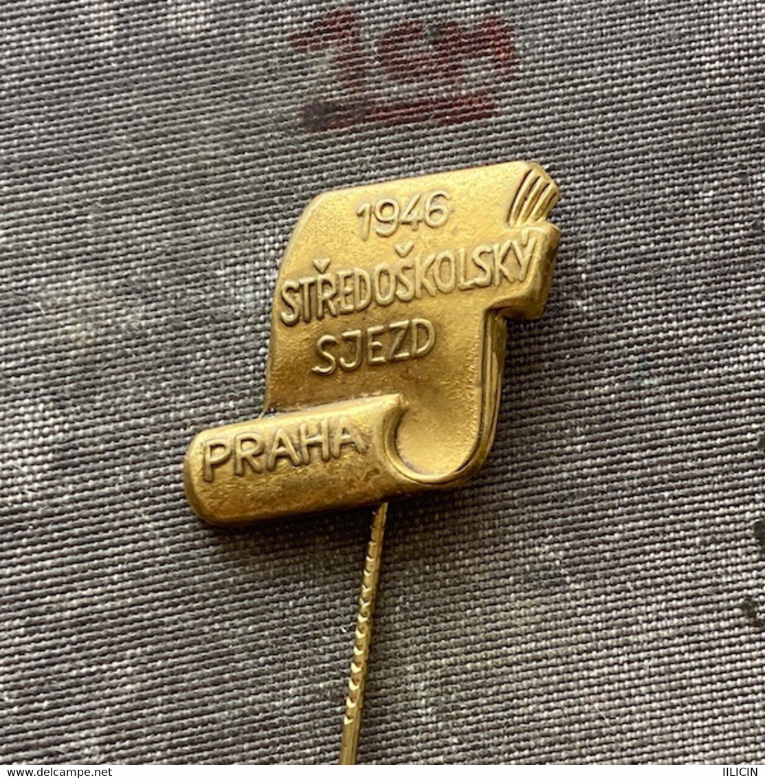 Badge Pin ZN010367 - Gymnastics Sokol Czechoslovakia Praha Prague 1946 - Gymnastique