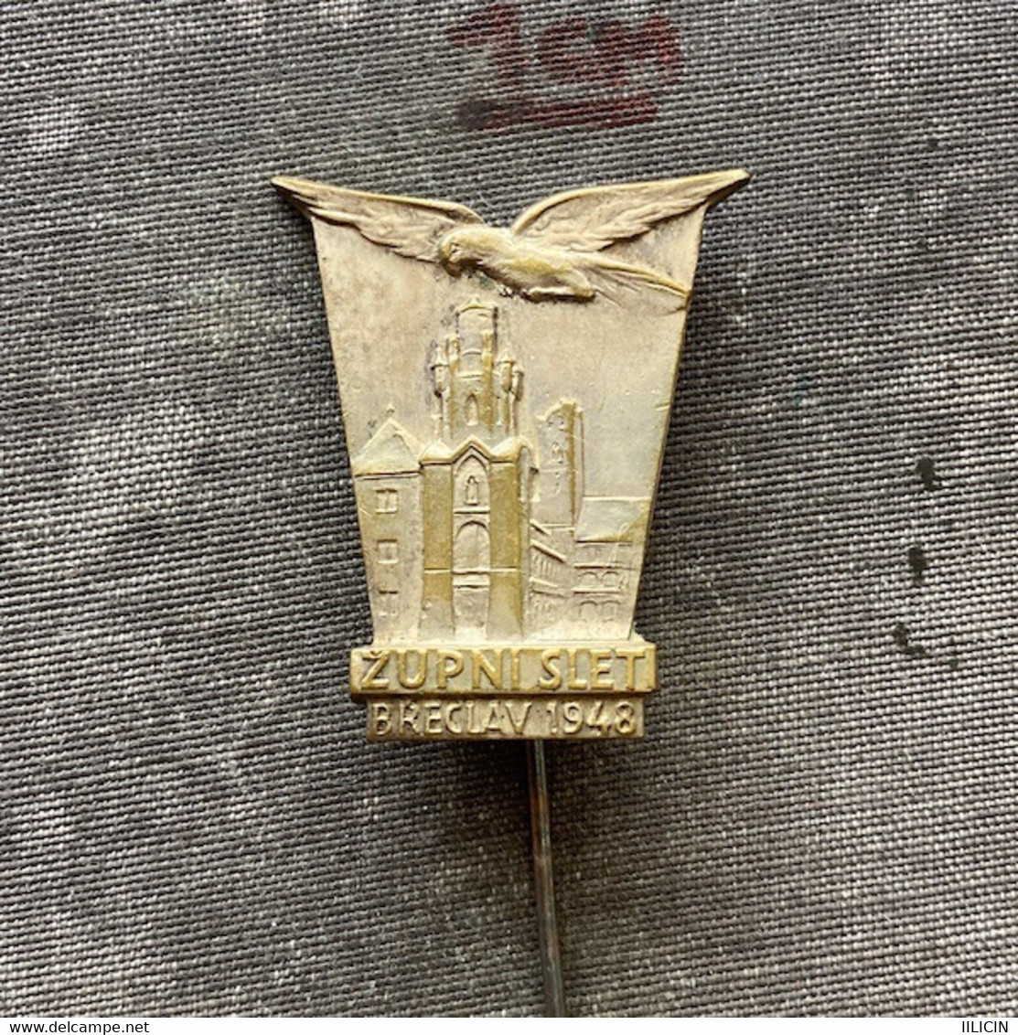 Badge Pin ZN010374 - Gymnastics Sokol Czechoslovakia Breclav 1948 - Gymnastique