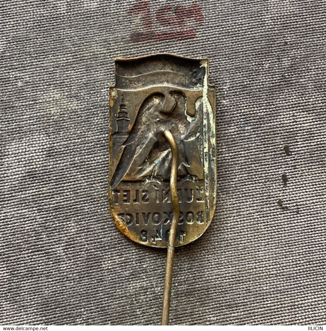 Badge Pin ZN010376 - Gymnastics Sokol Czechoslovakia Boskovice 1948 - Gymnastique