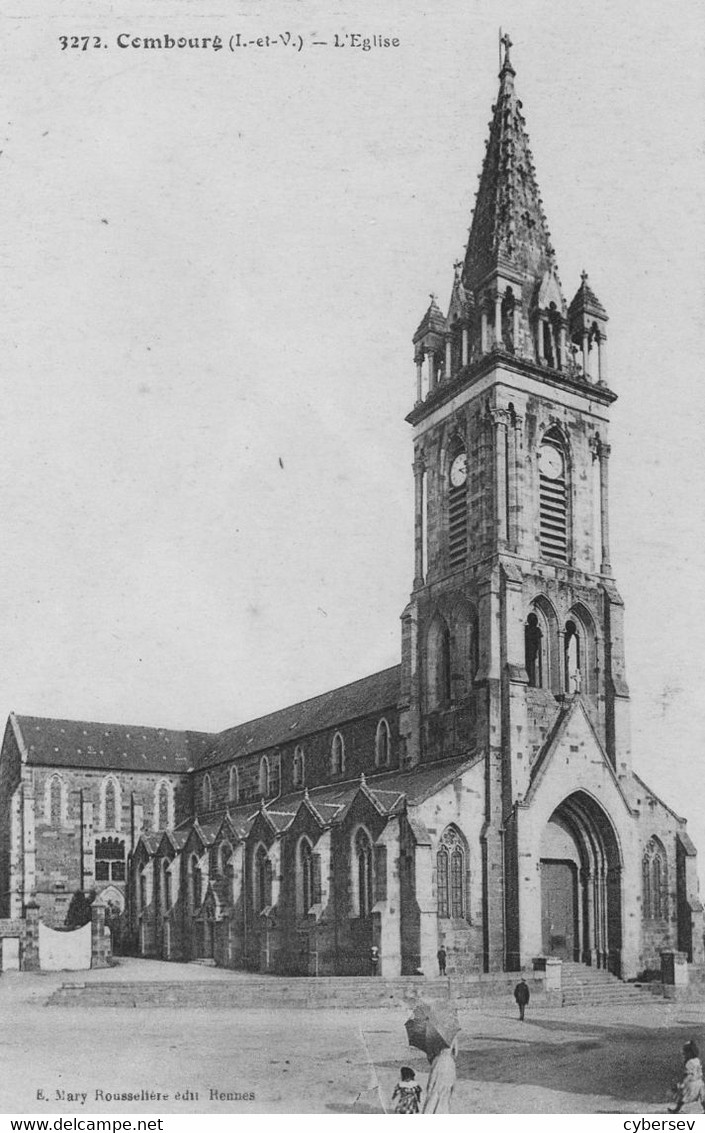 COMBOURG - L'Eglise - Animé - Combourg