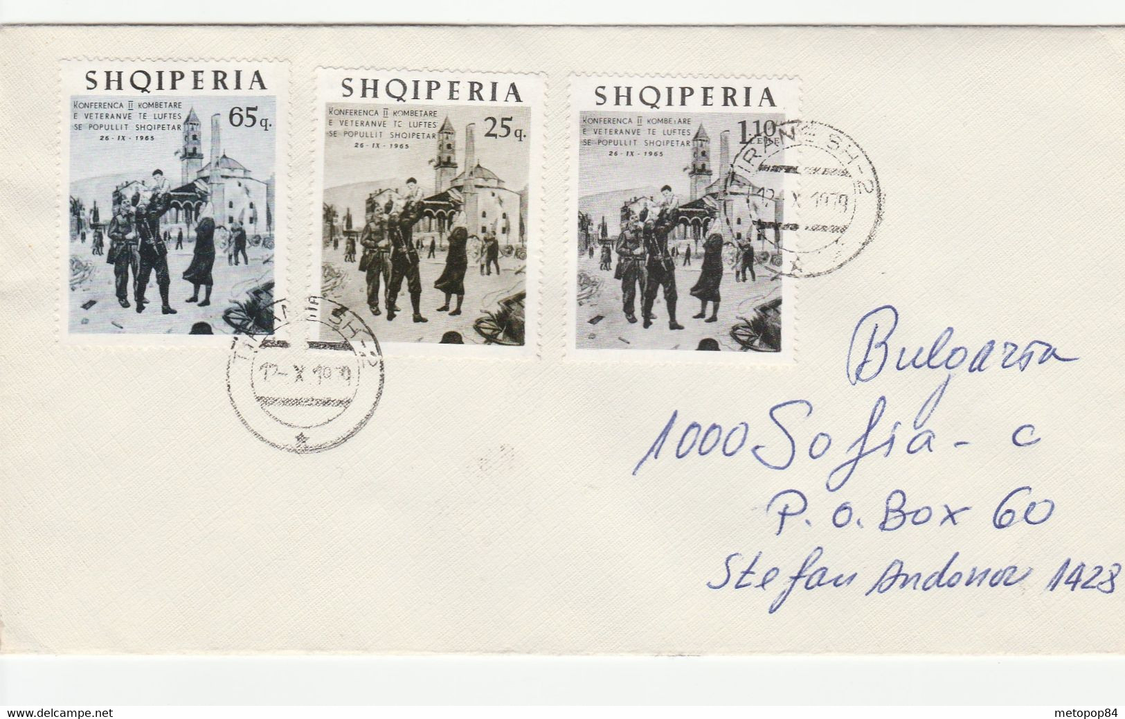 ALBANIA 1965 Cover - Albania