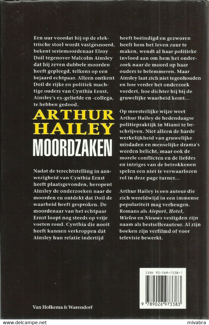 MOORDZAKEN - ARTHUR HAILEY - Détectives & Espionnages