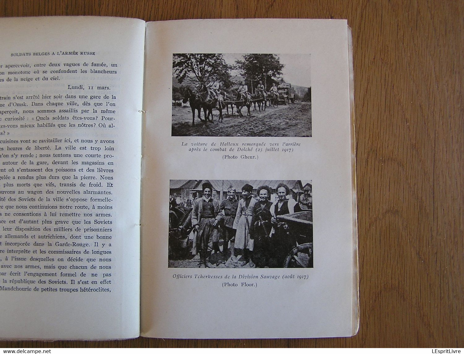 SOLDATS BELGES à L'ARMEE RUSSE Livre de Bord Guerre 14 18 Corps Expédition Belge Auto Canons Blindés Mitrailleuses ACM