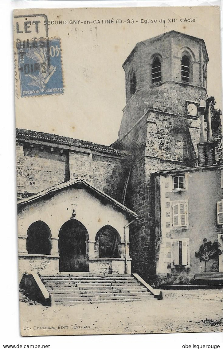 79 SECONDIGNY I L EGLISE  DU XIIEME EN GATINE - Secondigny