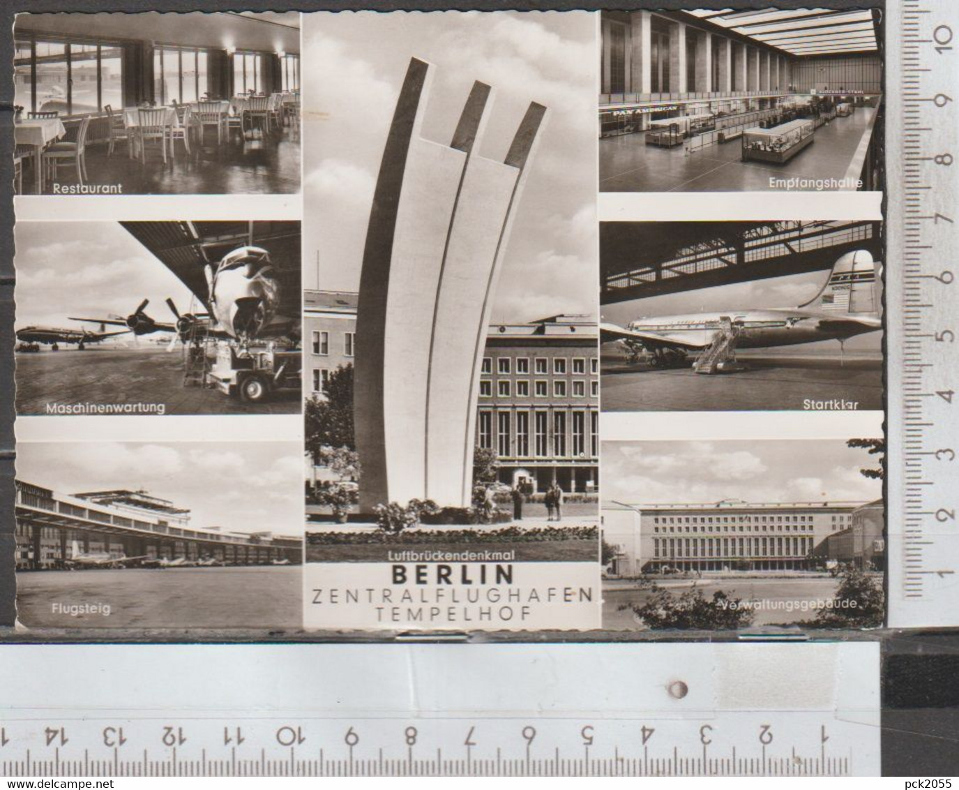 Zentralflughafen Tempelhof 1964  ( AK 2087 )günstige Versandkosten - Tempelhof