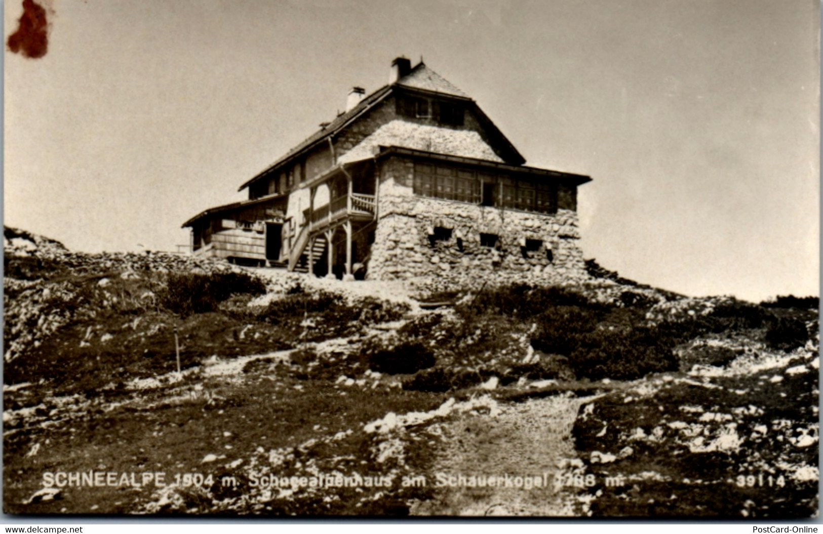 9572 - Niederösterreich - Schneealpe , Schneealpenhaus Am Schauerkogel - Nicht Gelaufen 1952 - Schneeberggebiet