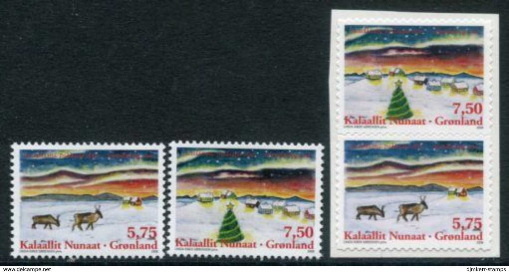 GREENLAND 2008 Christmas MNH / **.   Michel 521-24 - Ongebruikt