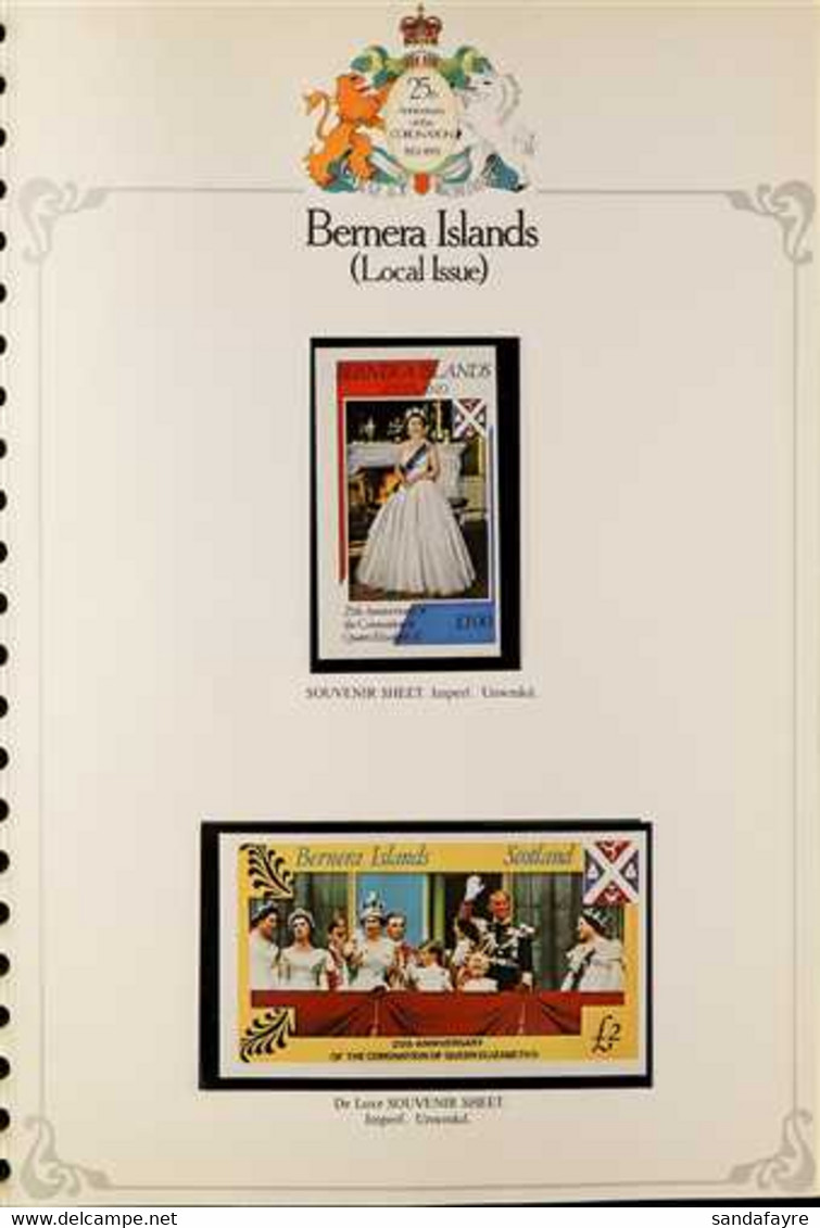 ROYALTY A Never Hinged Mint Collection In 5 Dedicated Volumes. Includes 4 Volumes Of Stamps, Mini Sheets, Exploded Bookl - Non Classés