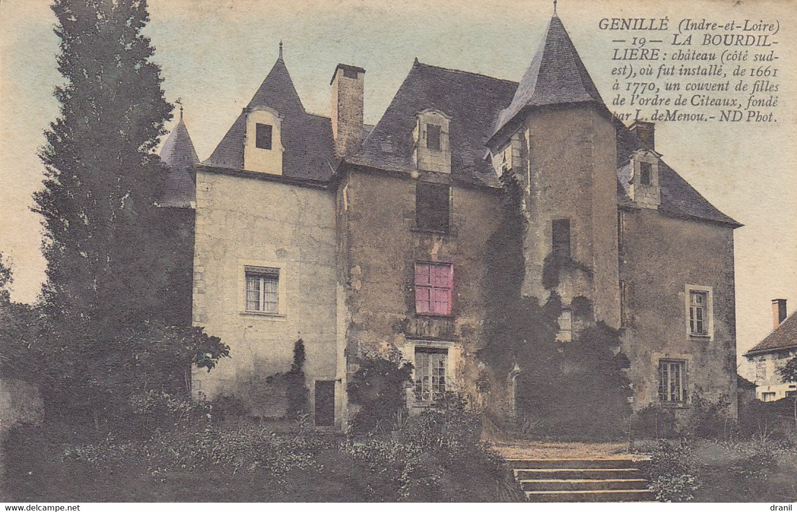 37 - INDRE Et LOIRE - GENILLE - 19 LA  BOURDILLIERE - Genillé