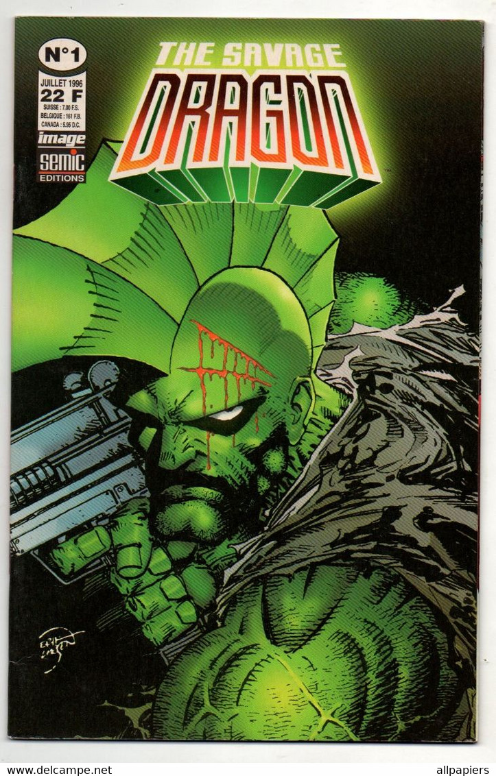 Comics The Savage Dragon N°1 Avec Les Numéros 1 Et 2 De 1996 - Lug & Semic