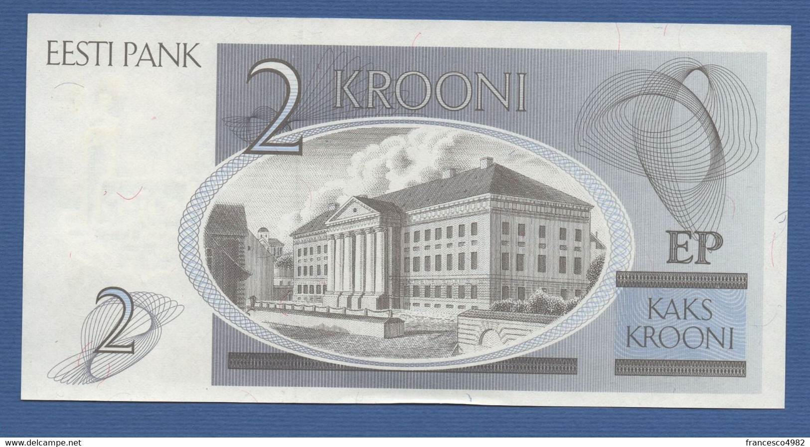 ESTONIA - P.70a – 2 Krooni 1992 - AUNC - Estonia