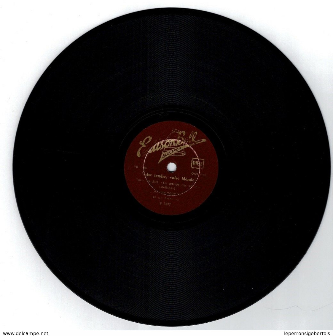 78 Tours - 1 La Danse Des Coucous - 2 Valse Tendre, Valse Blonde - Valses De Film -  Disque Edison Bell - - 78 Rpm - Schellackplatten